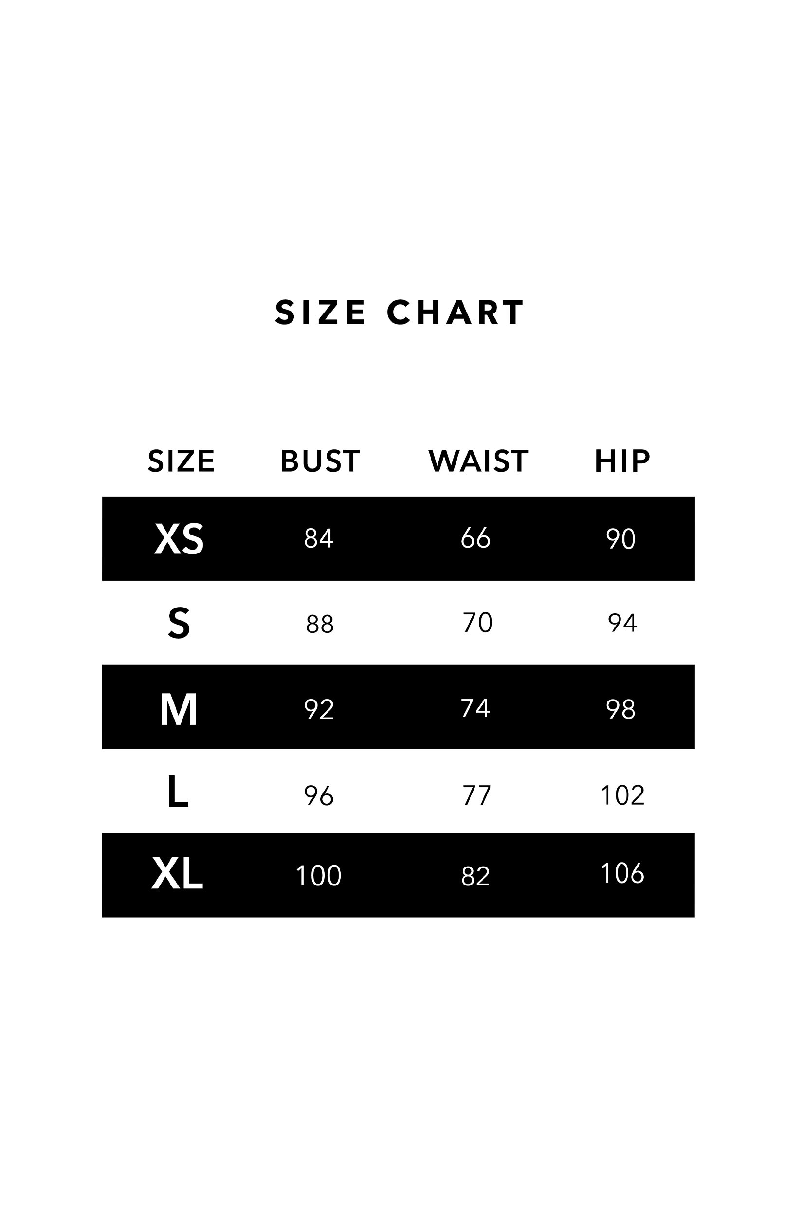 Size Chart – Hana Sammour